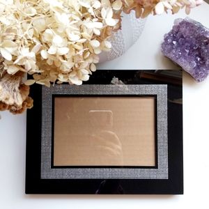 ✨Embellished Black and Silver Picture Frame 4.5 x 6.5